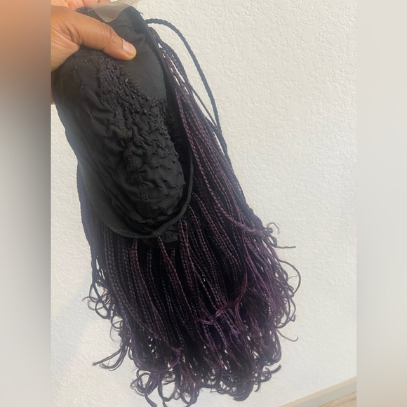 Braided Purple colored Wig - Picture 9 of 9